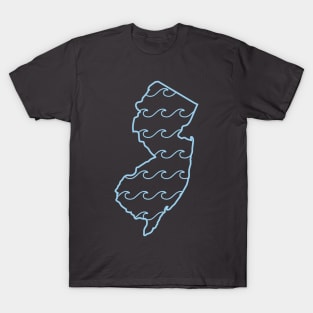 Jersey Waves Sky Blue T-Shirt